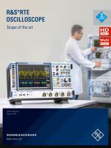 R&S®RTE1000 oscilloscope