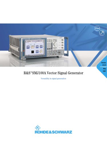 R&S®SMJ100A Vector Signal Generator