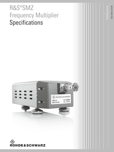 R&S®SMZ Frequency Multiplier