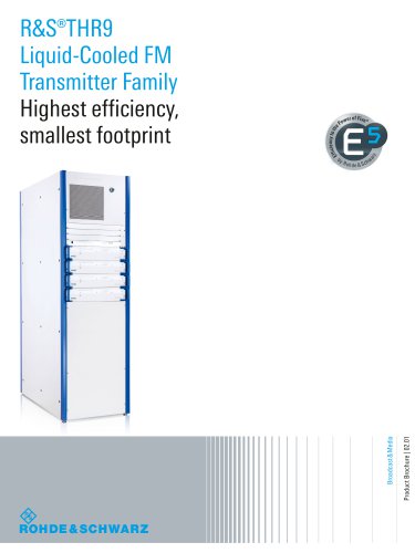 R&S®THR9 Liquid-Cooled FM Transmitter Family