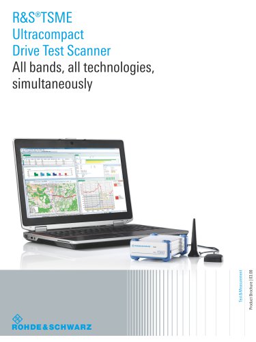 R&S®TSME Ultracompact Drive Test Scanner