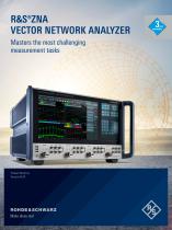 R&S®ZNA vector network analyzers