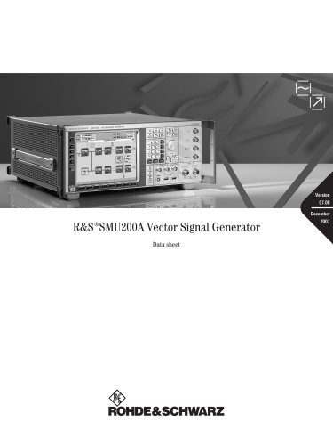 SMU200A Vector Signal Generator