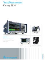 Test & Measurement Catalog  2016