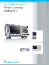 Test & Measurement Value Instruments Catalog 2012