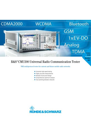 Universal Radio Communication Tester