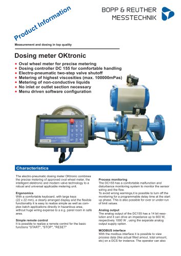 Dosing meter OKtronic