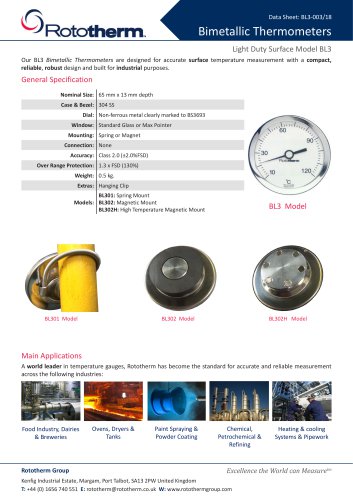 Bimetallic Thermometers