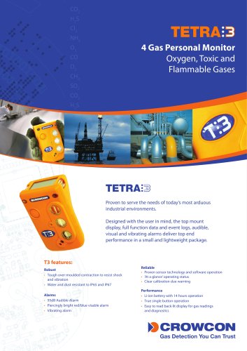 Tetra 3 Compact Personal Multigas Monitor