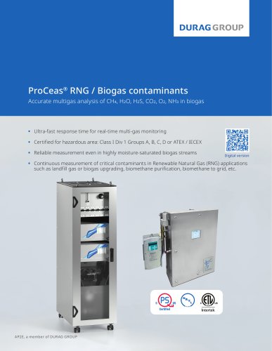 ProCeas&reg; RNG / Biogas contaminants