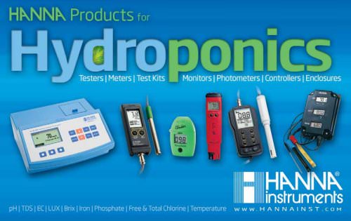 HANNA instruments 2012 Hydroponics Catalog