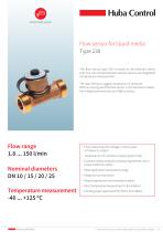 Flow sensor 230 1.8 ... 150 l/min