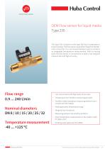 OEM Flow sensor 235 0.9 ... 240 l/min