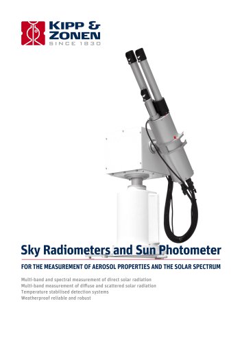 Sky Radiometers and Sun Photometer