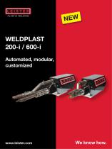 Extrusion welder WELDPLAST 200-i/600-i