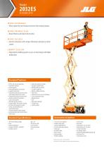 Model 2032ES SCISSOR LIFTS