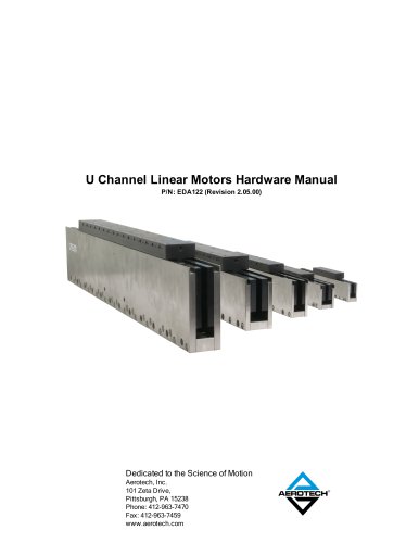 U Channel Linear Motors Hardware