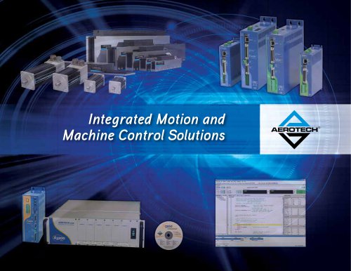 Integrated Motion and Machine Control Solutions