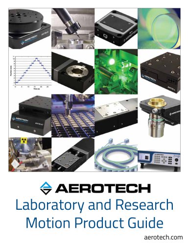 Laboratory and Research Motion Product Guide