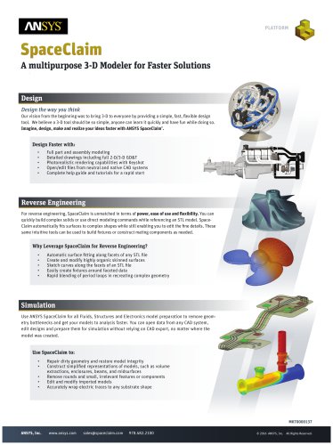 ANSYS SpaceClaim