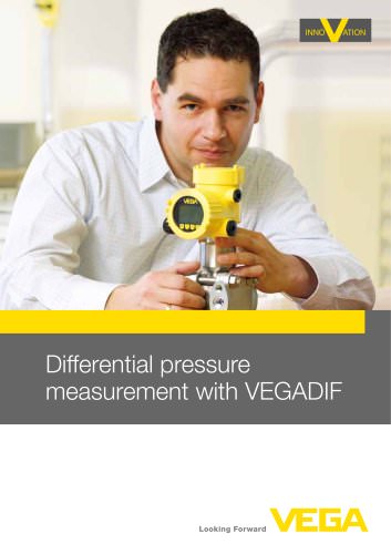 Differential pressure measurement with VEGADIF