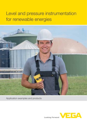 Level and pressure instrumentation for renewable energies