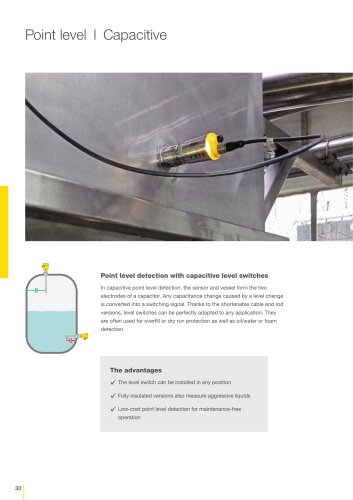 Product catalogue: Capacitive VEGACAP (Switching)