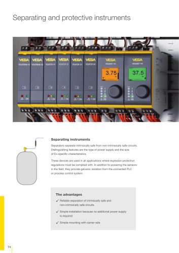 Product catalogue: Separating and protective instruments  (Signal conditioning)