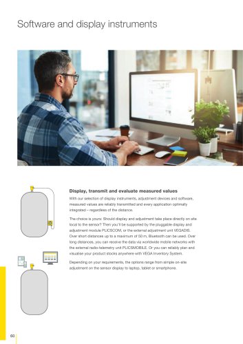 Product catalogue: Software and display instruments