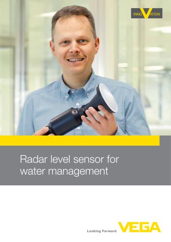 Radar level sensor for water management