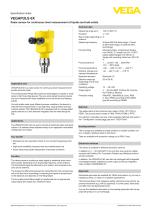 Specification sheet VEGAPULS 6X