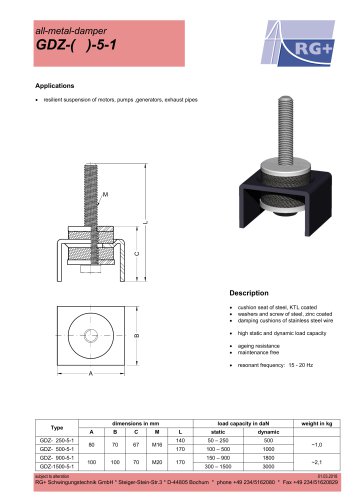 vibration damper GDZ-( )-5