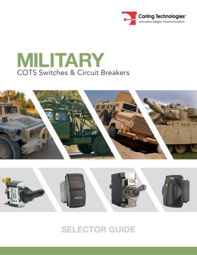 Military COTS Switches & Circuit Breakers Product Selector Guide