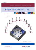 MACHINING STAINLESS STEELS