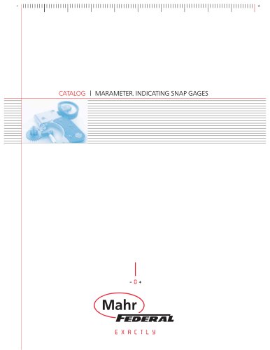 Marameter Indicating Snap Gages