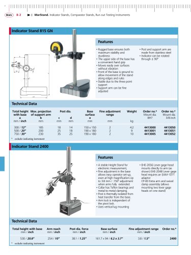 MarStand Indicator Stand 815 MG with flexible stem