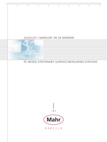 Marsurf XR 20 Marwin Roughness Tester