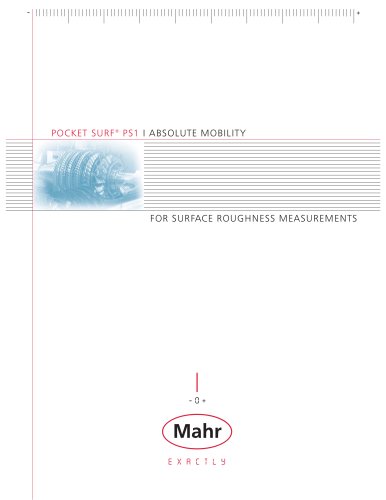 Pocket Surf PS 1 Portable Surface Roughness Measurement
