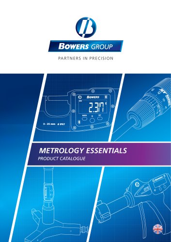 METROLOGY ESSENTIALS PRODUCT CATALOGUE