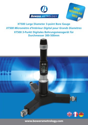 XT500 Large Diameter 3 Point Bore Gauge