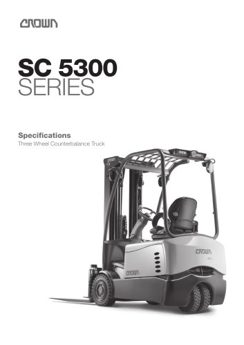 Electric Forklift 3-Wheel, SC 5300