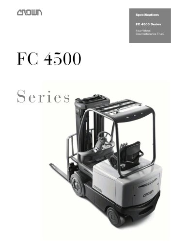 Electric Forklift 4-Wheel, FC 4500