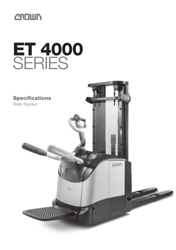 ET 4000 Platform Stacker Series