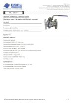 Stainless steel PN16-40 ANSI150-300 - manual version