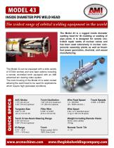 Model 43 - Inside Diameter Pipe Weld Head