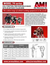 Model 79 Series, Full-Function Weld Heads