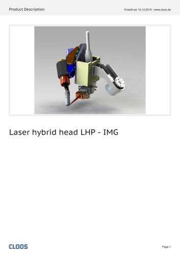 Laser hybrid head LHP - IMG