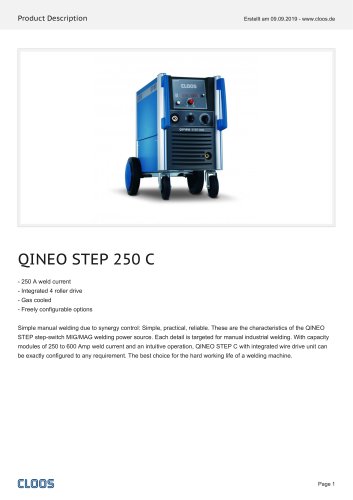 QINEO STEP 250 C