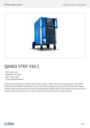 QINEO STEP 350 C