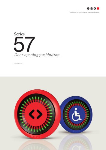 Series 57 - Door opening pushbutton